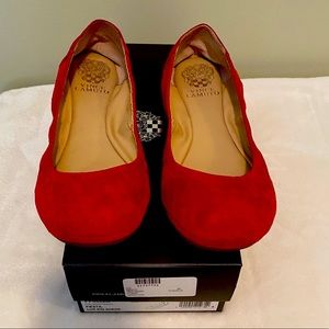 Vince Camuto Red Flats